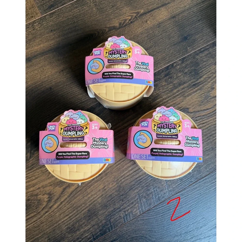RMS Mystery Dumpling Purple Holographic Series - 3 pack
